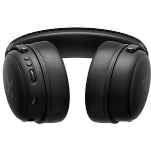 Mchose v9 wireless over-ear gaming headset (zwart, pc laptop playstation switch smartphone, 2.4g bluetooth wired type-c)