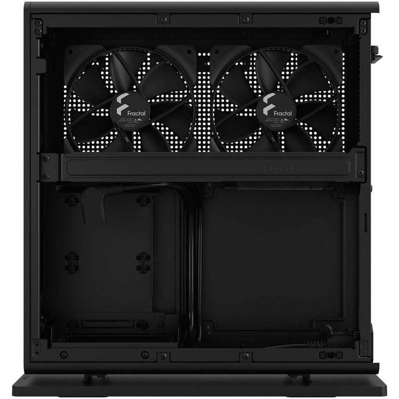 Afbeelding laden in galerijviewer, Fractal design ridge black mini tower behuizing (zwart | 2x usb-a | 1x usb-c)

