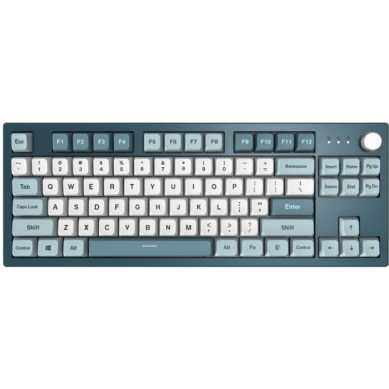 Afbeelding laden in galerijviewer, Montech mkey freedom tkl rgb mechanisch toetsenbord (donkerblauw, us lay-out (qwerty), gateron g pro brown, 80% (tkl), hot-swappable, rgb, pbt)
