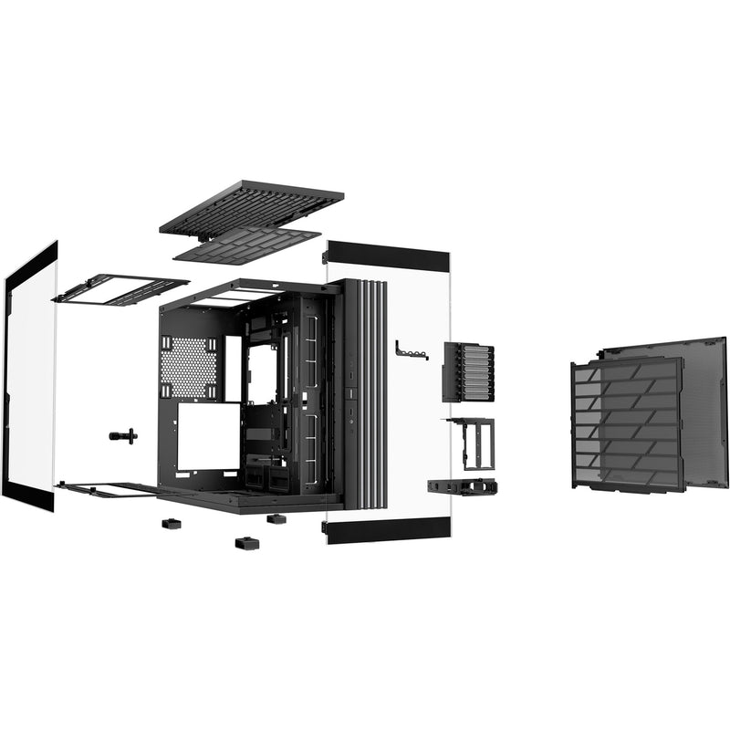 Afbeelding laden in galerijviewer, Be quiet! light base 900 dx big tower behuizing (zwart | 2x usb-a | 1x usb-c | rgb | window)
