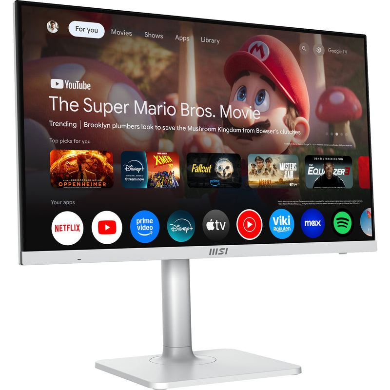 Afbeelding laden in galerijviewer, Msi modern md272upsw 27 4k uhd monitor (wit, hdmi, displayport, 2x usb-a, usb-c, wi-fi 5, bt, rj-45)
