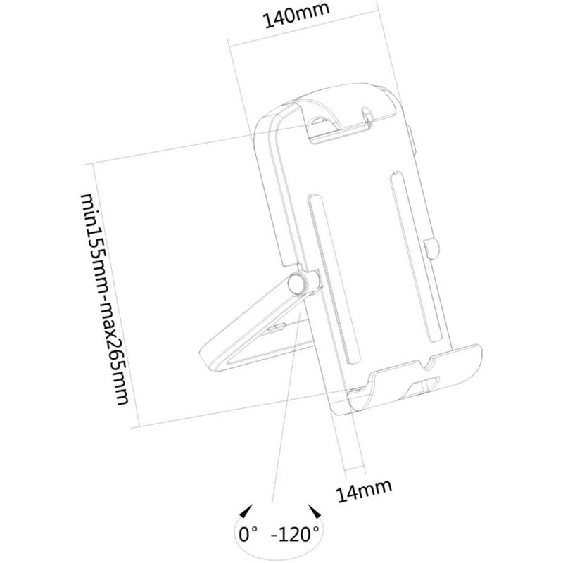 Afbeelding laden in galerijviewer, Neomounts tablet-un200white tablet steun standaard (wit)
