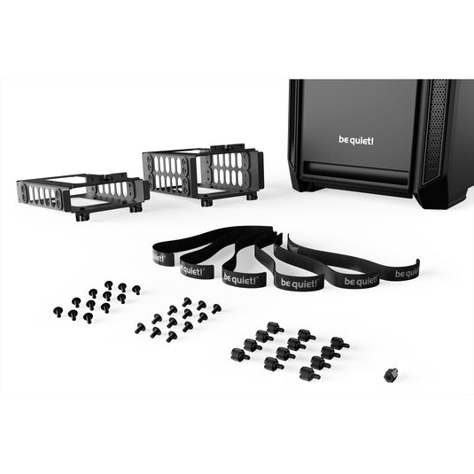 Be quiet! silent base 601 midi tower behuizing (zwart | 3x usb-a)