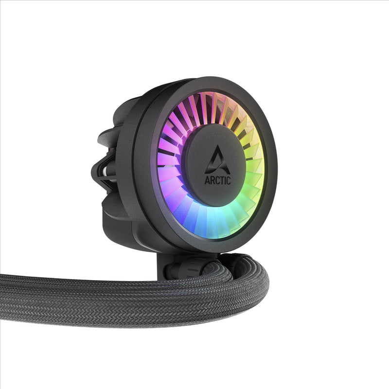 Afbeelding laden in galerijviewer, Arctic liquid freezer iii pro 420 a-rgb waterkoeling (zwart, 4-pins pwm fan-connector)
