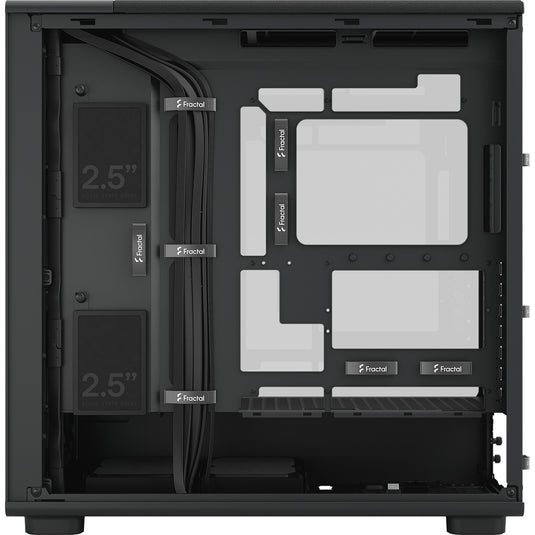Fractal design epoch xl tg rgb midi tower behuizing (zwart | 2x usb-a | 1x usb-c | rgb | tempered glass)