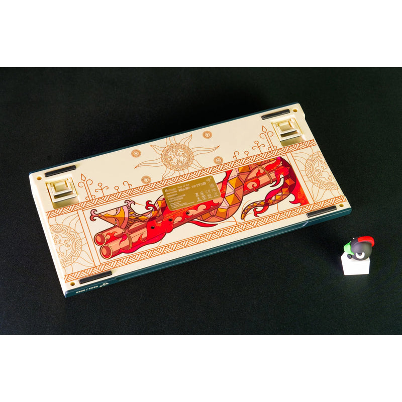 Afbeelding laden in galerijviewer, Ducky year of the snake 2025 limited edition rgb mechanisch gaming toetsenbord (zwart, us lay-out (qwerty), cherry mx2a brown, 75%, rgb, pbt dye-sub keycaps, hot-swap)
