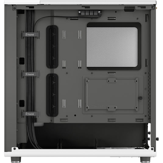 Fractal design north midi tower behuizing (wit houtkleur | 2x usb-a | 1x usb-c)