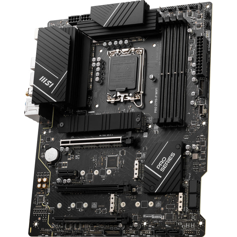 Afbeelding laden in galerijviewer, Msi pro z790-p wifi socket 1700 moederbord (zwart, raid, 2.5 gb-lan, wi-fi 6e, bt, sound, atx)
