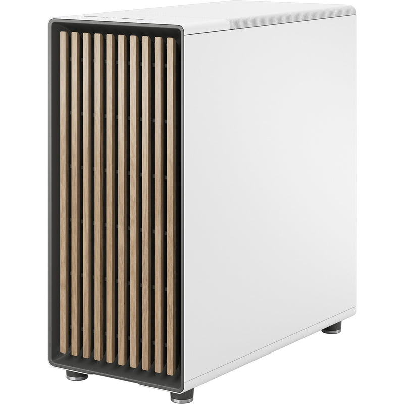 Afbeelding laden in galerijviewer, Fractal design north midi tower behuizing (wit houtkleur | 2x usb-a | 1x usb-c | tempered glass)
