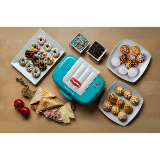 Ariete party time tosti cupcake maker 1972 01 sandwichmaker (lichtblauw)