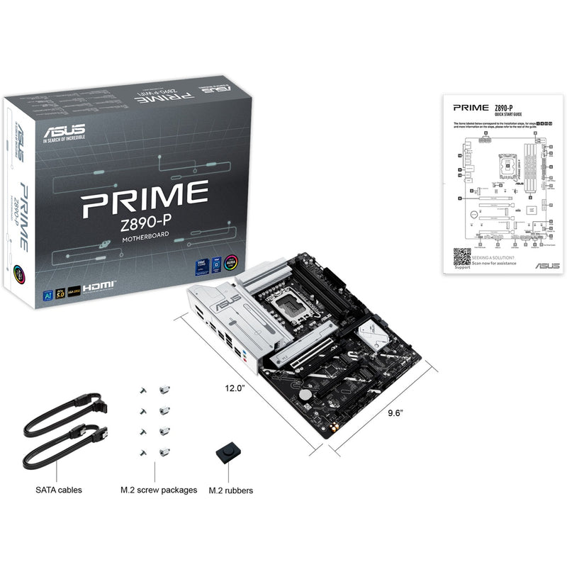 Afbeelding laden in galerijviewer, Asus prime z890-p socket 1851 moederbord (raid, 2.5gb-lan, sound, atx)
