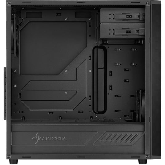 Sharkoon m25-v midi tower behuizing (zwart | 2x usb-a)
