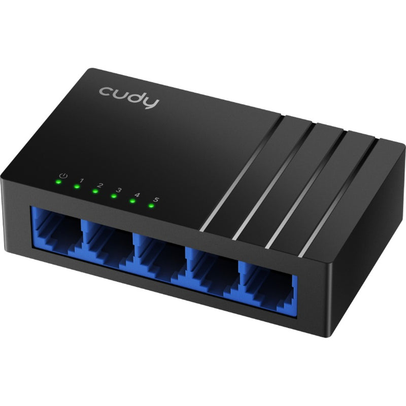 Afbeelding laden in galerijviewer, Cudy 5-port gigabit desktop switch (zwart)
