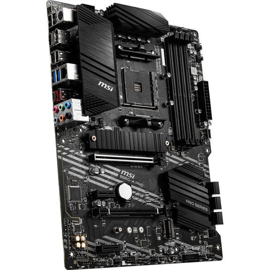 Msi b550-a pro socket am4 moederbord (zwart, raid, gb-lan, sound, atx)