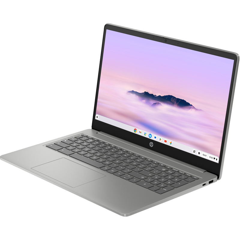 Afbeelding laden in galerijviewer, Hp chromebook 15a-nb0240nd (b21g1ea) 15.6 laptop (zilver | core i3-n305 | uhd graphics | 8 gb | 256 gb ufs)
