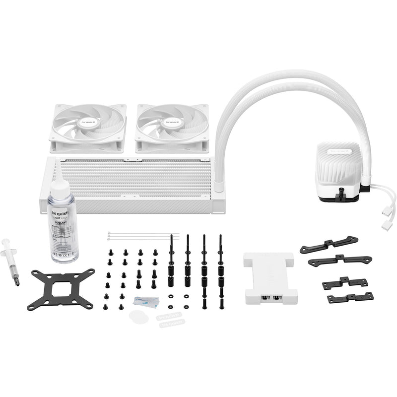 Afbeelding laden in galerijviewer, Be quiet! light loop 240 argb waterkoeling (wit, 4-pins pwm fan-connector)
