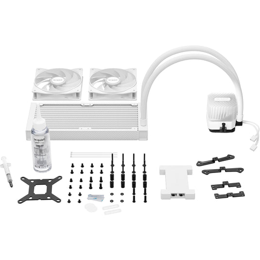 Be quiet! light loop 240 argb waterkoeling (wit, 4-pins pwm fan-connector)