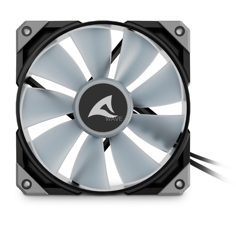 Afbeelding laden in galerijviewer, Sharkoon rebel f50 pwm rgb case fan (zwart, 120 x 120 x 25 mm)
