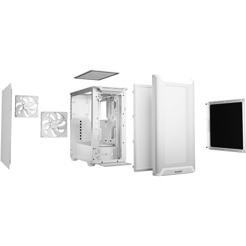 Afbeelding laden in galerijviewer, Be quiet! pure base 501 airflow midi tower behuizing (wit | 2x usb-a | 1x usb-c)
