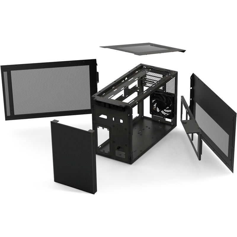 Afbeelding laden in galerijviewer, Silverstone sugo 17 mini tower behuizing (zwart | 2x usb-a | 1x usb-c)
