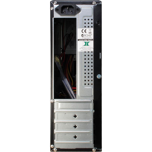 Inter-tech it-607 mini tower behuizing (zwart | 2x usb-a)