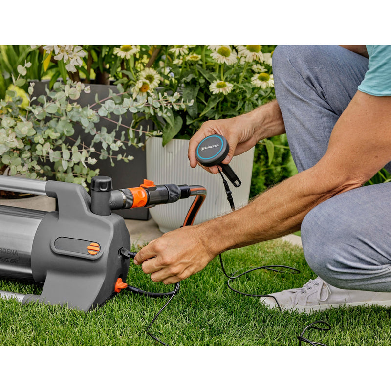 Afbeelding laden in galerijviewer, Gardena besproeiingspomp 6500 silentcomfort (donkergrijs roestvrij staal, 1300 watt | bluetooth)
