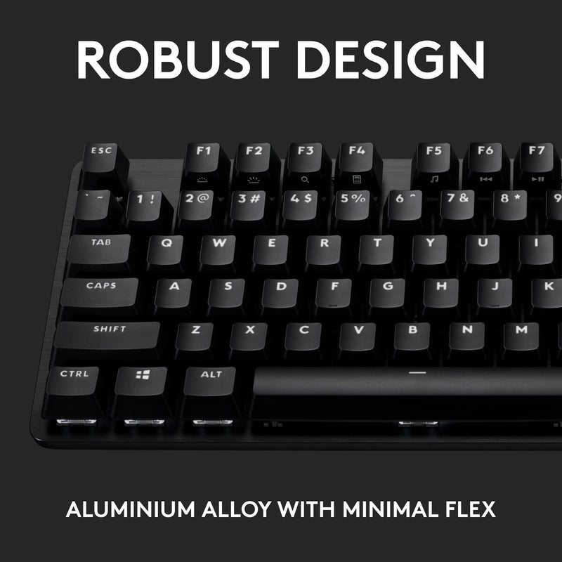 Afbeelding laden in galerijviewer, Logitech g413 tkl se mechanisch gaming toetsenbord (zwart, us-international lay-out (qwerty), gl tactile, 80% (tkl))
