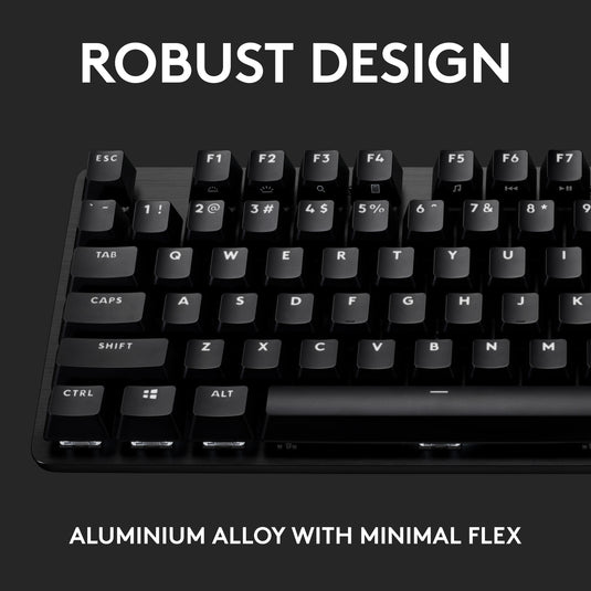 Logitech g413 tkl se mechanisch gaming toetsenbord (zwart, us-international lay-out (qwerty), gl tactile, 80% (tkl))