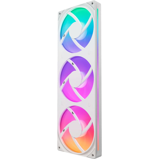 Nzxt f360 rgb core case fans (wit, 3 stuks, 360 x 120 x 26 mm)