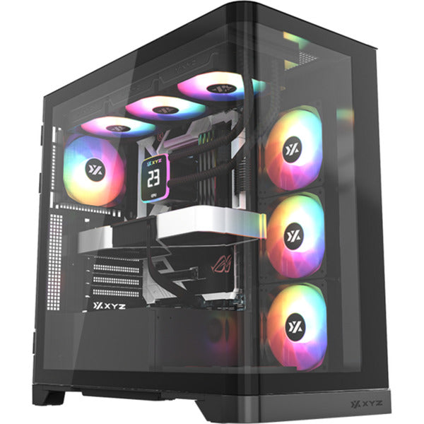 Afbeelding laden in galerijviewer, Xyz pc gear aquapulse aio 360 waterkoeling (zwart, argb, pwm)
