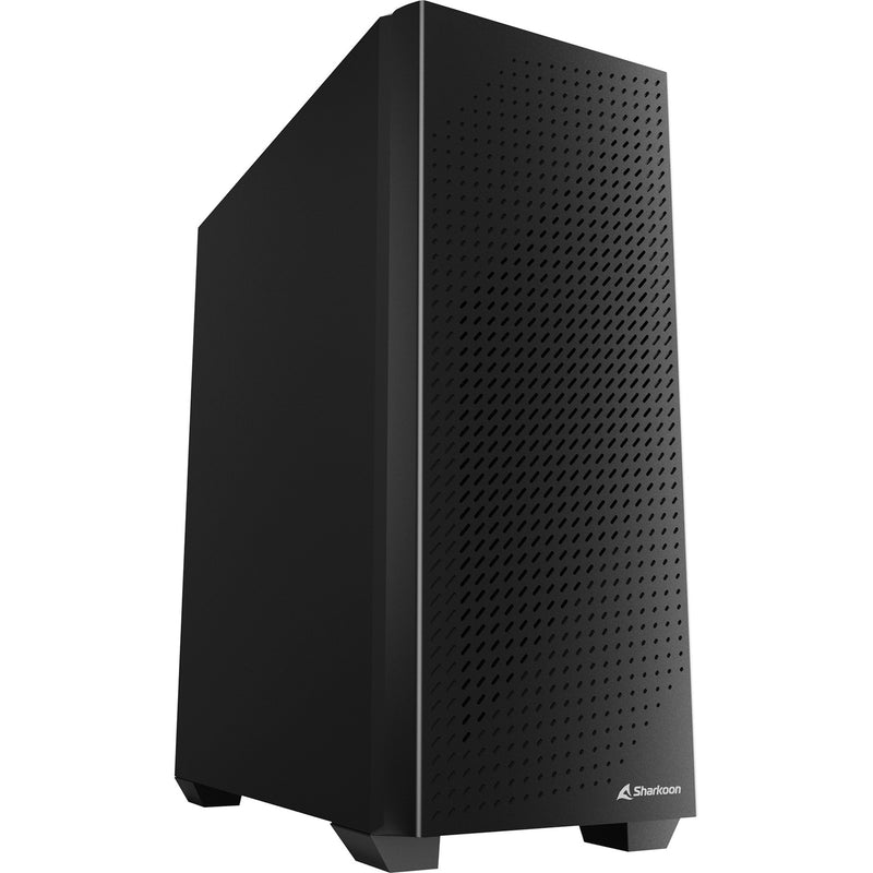 Afbeelding laden in galerijviewer, Sharkoon vs9 black midi tower behuizing (zwart | 3x usb-a)
