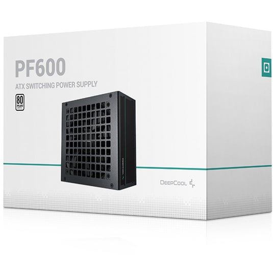 Deepcool pf600 600 watt voeding (zwart, 4x pcie)