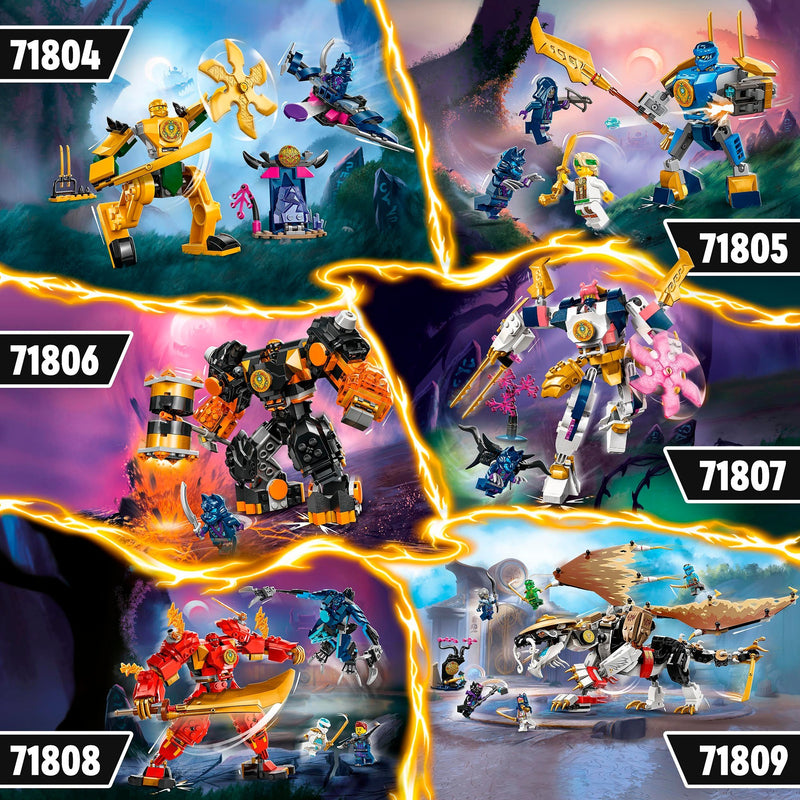 Afbeelding laden in galerijviewer, Lego ninjago - sora's elementaire techmecha constructiespeelgoed (71807)
