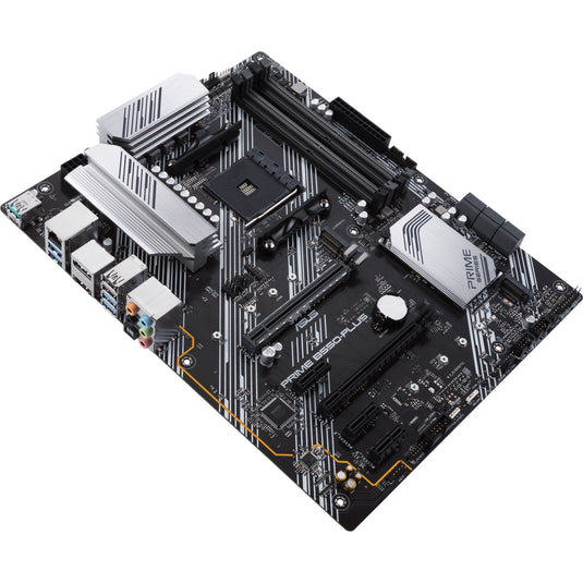 Asus prime b550-plus socket am4 moederbord (zwart zilver, raid, gb-lan, sound, atx)