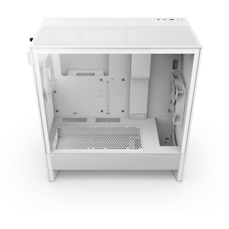 Afbeelding laden in galerijviewer, Nzxt h5 flow v2 midi tower behuizing (wit | 1x usb-a | 1x usb-c | tempered glass)
