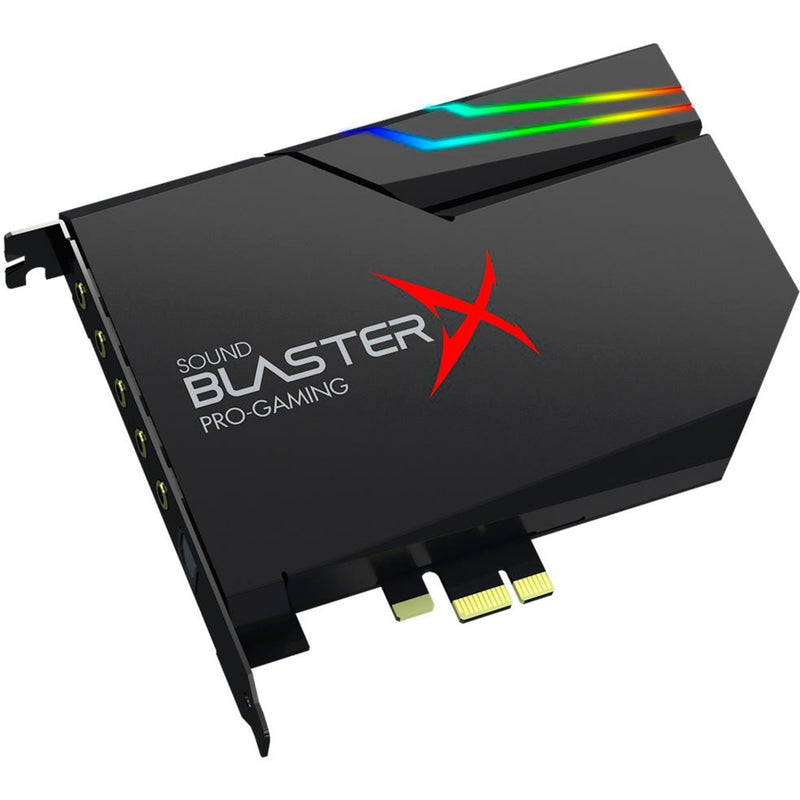 Afbeelding laden in galerijviewer, Creative sound blasterx ae-5 plus geluidskaart (zwart, rgb leds)
