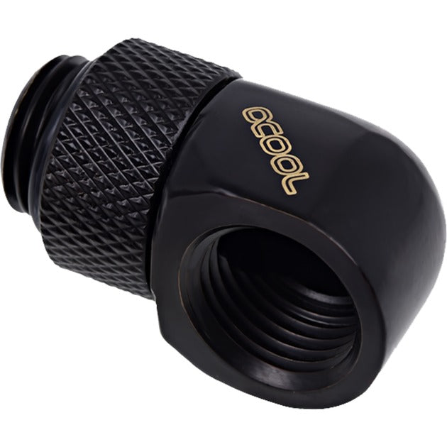 Afbeelding laden in galerijviewer, Alphacool eiszapfen l-connector rotatable g1 4 ag to g1 4 ig aansluiting (zwart)
