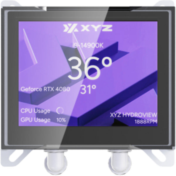 Afbeelding laden in galerijviewer, Xyz pc gear hydroview aio 360 waterkoeling (wit, argb, pwm)
