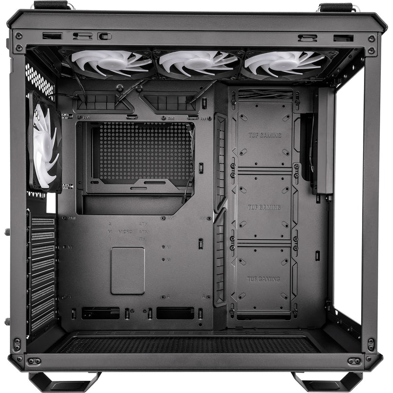 Afbeelding laden in galerijviewer, Asus tuf gaming gt502 plus midi tower behuizing (zwart | 2x usb-a | 1x usb-c | tempered glass)
