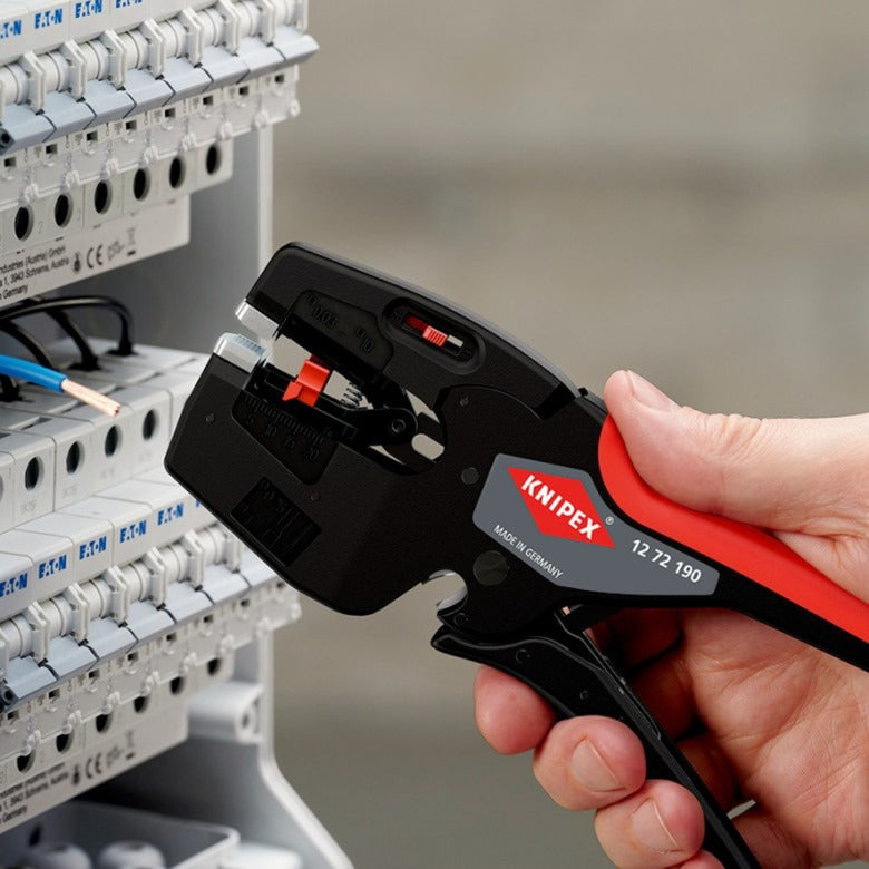Afbeelding laden in galerijviewer, Knipex nexstrip® multitool voor elektriciens - 190 mm - 12 72 190
