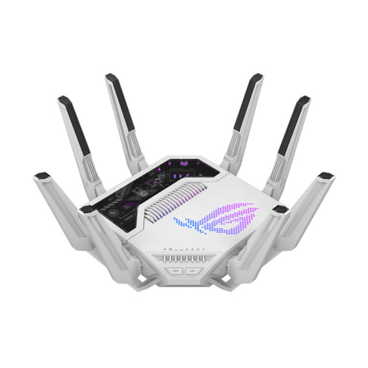 Asus rog rapture gt-be19000ai router (wit zwart)