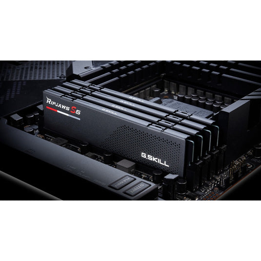 G.skill 32 gb ddr5-6000 (2x 16 gb) kit werkgeheugen (zwart, f5-6000j3040f16gx2-rs5k, ripjaws s5, xmp)