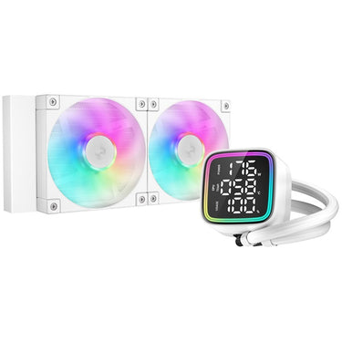 Deepcool ld240 waterkoeling (wit, 4-pins pwm fan-connector)