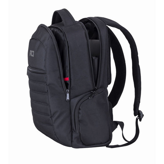 Laptoptas act ac8535 zwart polyestermix