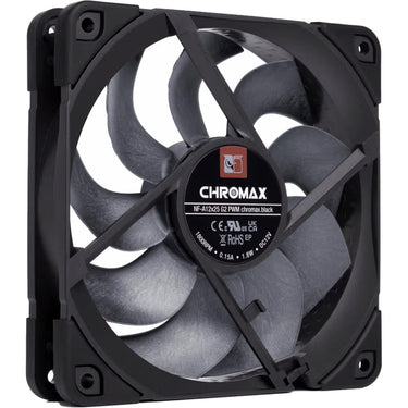 Noctua nf-a12x25 g2 pwm chromax.black case fan (zwart, 120 x 120 x 25 mm)