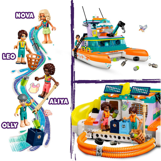 Lego friends 41734 reddingsboot op zee
