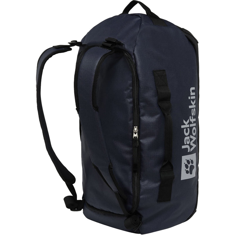 Afbeelding laden in galerijviewer, Jack wolfskin all-in duffle 35 rugzak (donkerblauw, 35 liter)
