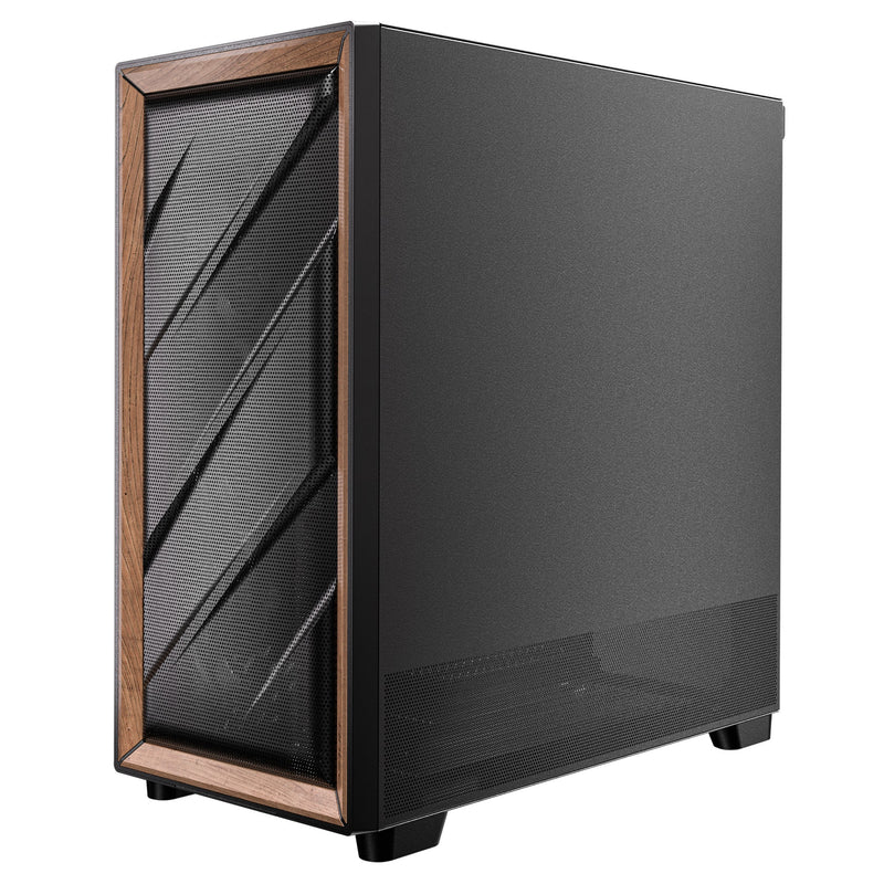Afbeelding laden in galerijviewer, Antec flux se midi tower behuizing (zwart | 2x usb-a | 1x usb-c)
