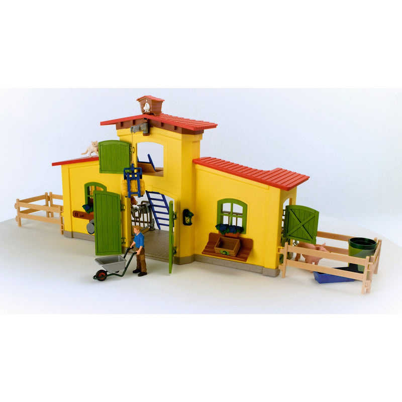 Afbeelding laden in galerijviewer, Schleich farm world - grote stal, geel speelfiguur
