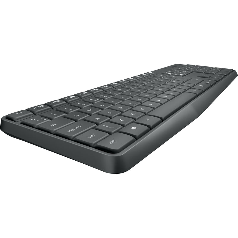 Afbeelding laden in galerijviewer, Logitech mk235 draadloze desktopset (zwart, us-international lay-out (qwerty))
